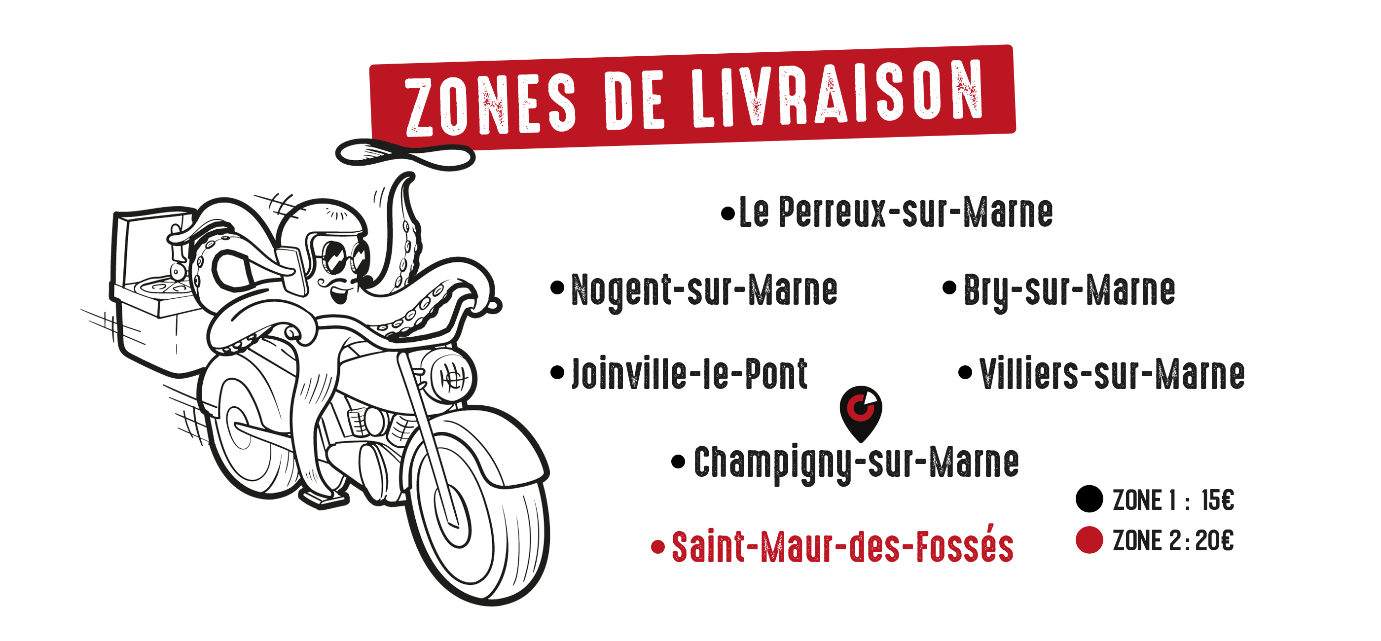 livraison pizza à  saint maur des fosses 94100